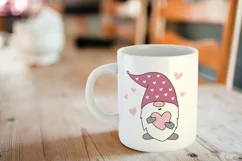 Valentine Gnome SVG, Love Gnome SVG, Gnomes SVG Files Product Image 3