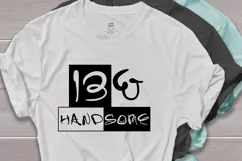 13 and handsome svg, 13th birthday svg, birthday svg Product Image 2