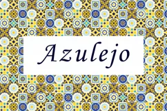 12 x Portuguese Azulejo digital paper png. Seamless pattern. Product Image 4
