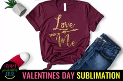 Love Me Valentine Sublimation I Romantic Sublimation Product Image 2