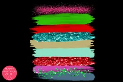 Christmas Brush Strokes Clipart I Brush Strokes Clipart Product Image 4