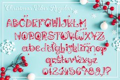 Christmas Vibes | A Whimsical Christmas Font Product Image 4