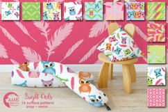 Bright Owls Patterns, Feather and Owl Papers, AMB-453 Product Image 4