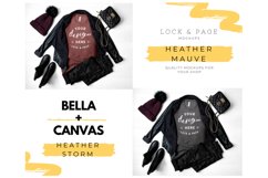 Autumn Fall Winter TShirt Mockup Bundle Bella Canvas 3001 Product Image 3
