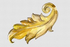 Gold monograms Watercolor png 4 Product Image 2