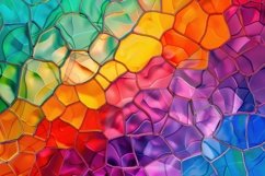 Abstract Colorful Mosaic Pattern Background Wallpaper Product Image 1