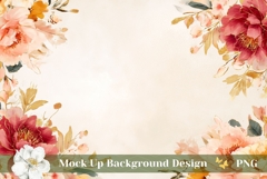 Flowers Background, Floral Background, Peony Background Product Image 1