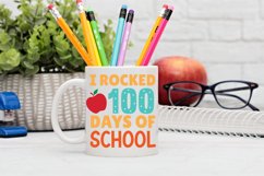 I Rocked 100 Days SVG, School SVG Design Product Image 2