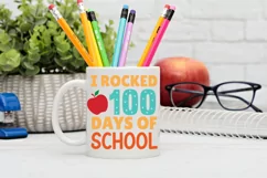 I Rocked 100 Days SVG, School SVG Design Product Image 2