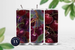 Glitter Coquette Cherry Pattern | Sparkly Glam Texture Paper Product Image 2