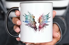 Watercolor Angel's Wings PNG Clipart Product Image 2