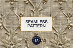 Crystal Embroidery Texture | Luxury Beaded Fabric Pattern Product Image 3