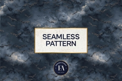 Bats Night Sky Pattern, Dark Gothic Bat Seamless Paper Product Image 3