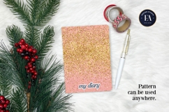 Pink Gold Shimmer Digital Paper, Glitter Texture Product Image 4