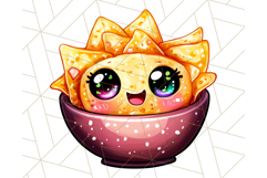 Kawaii Food Clipart Png, Cute Illustrations for Crafts Product Image 2