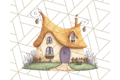 Whimsical Cottagecore Cottage PNG Clipart, Fairy House Png Product Image 4