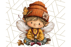 Fall Fairy Clipart PNG, Autumn Fairy People With Wings Product Image 4