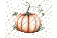 Fall Pumpkin Clipart PNG, Autumn Pumpkins, Jewel Tones Png Product Image 4
