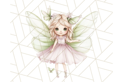 Pastel Fairies and Butterflies PNG, Spring Fantasy Clipart Product Image 4