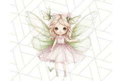 Pastel Fairies and Butterflies PNG, Spring Fantasy Clipart Product Image 4