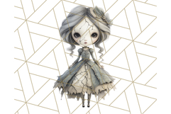 Creepy Dolls Clipart PNG Haunted Toy Characters Product Image 4