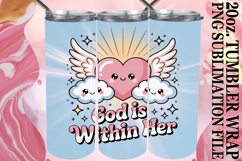 Vibrant Joy 20oz tumbler wrap, Christian Product Image 1