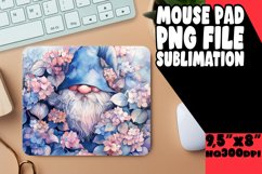 Gnome Among Flowers Sublimation Pad Product Image 1