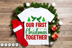 Our First Christmas Together SVG - Romantic Holiday Design Product Image 4