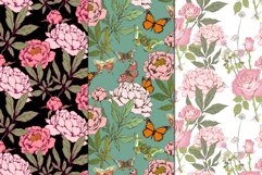 Seamless pattern. Peony flowers. Product Image 1