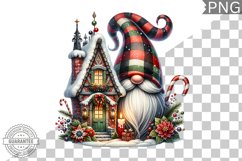 Christmas Gnome Sublimation - Clipart PNG Design Product Image 1