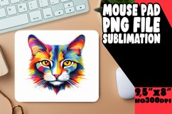 Charming Comical Cat Mouse Pad Pattern Product Image 1