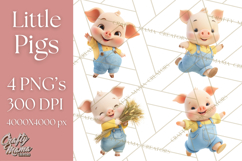Storybook Piglets Fairy Tale Storybook PNG Clipart Product Image 1