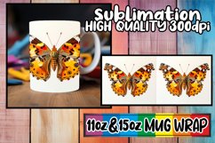 Spring Serenade Butterfly Mug Wrap: Sublimated Beauty Product Image 1