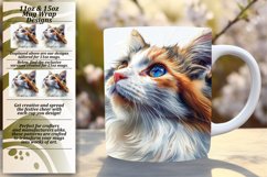 Quirky Cat Lover's Delight Sublimation Mug - 11oz/15oz Product Image 1