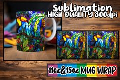 Vibrant Landscape Mug Wrap Artistry 11oz/15oz Product Image 1