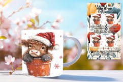 Charming 15oz Mug Wrap Png Artwork , Christmas Product Image 1