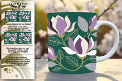 BEAUTY 15oz Mug Wrap PNG Design , Flowers Product Image 1