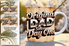 Magical 11oz Mug Wrap Png Design , Father's Day Product Image 1