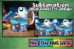 Gentle dreams 11oz 15oz sublimation wrap, Ghost Product Image 1