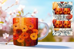 Floral Stripe Mug Wrap - Sublime Spring Product Image 1