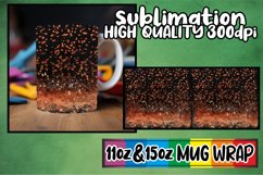 Glittery Bloom: Glitter Leopard Mug Sublimation Product Image 1