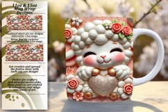 Vivid 11oz Mug Wrap Png Artwork , Sweet Animals Product Image 1
