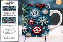 Merry Crochet 3D Patterned Mug Wraps 11/15oz Product Image 1