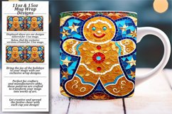 Sublime Stained Glass - Holiday Mug Wrap Design Product Image 1