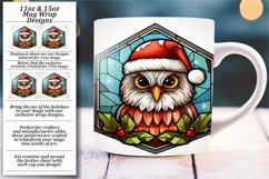 Stained Glass Cheerful Holiday Mug Art Product Image 1