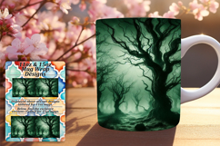 Charming 15oz Mug Wrap Png Design , Horror Halloween Product Image 1