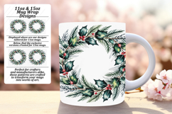 Timeless 15oz Mug Wrap Png Design , Christmas Product Image 1