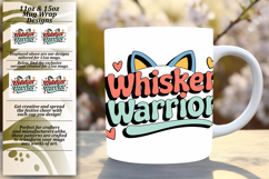 Fun 15oz Mug Wrap Png Artwork , Cat Quote Product Image 1