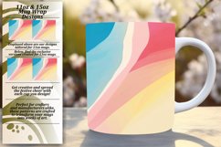 Colorful Mug Wrap with Gradient Design Sublimation Product Image 1