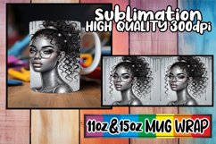 Happy dreams 11oz 15oz sublimation wrap, Afro Girl Product Image 1